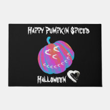 Måne Hearts Halloween Pumpkin Door Mat