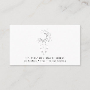 Måne Holistic Healer Affärskort Visitkort