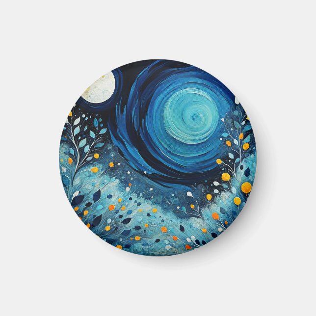 Måne i Garden 804 Magnet (Framsidan)