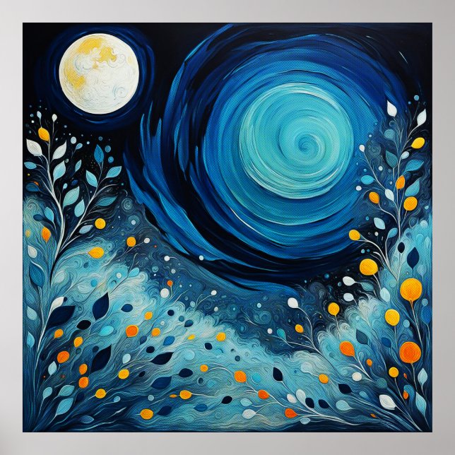 Måne i Garden 804 Poster (Framsidan)