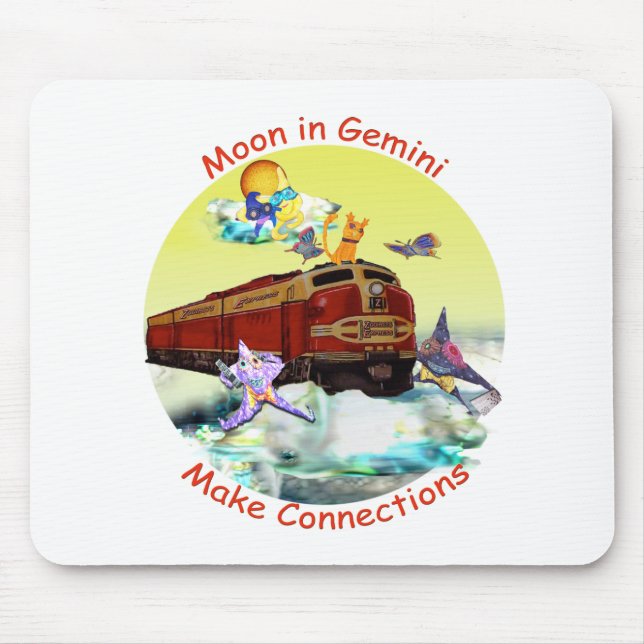 Måne i Gemini Musmatta (Framsidan)