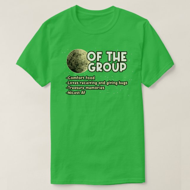Måne i gruppen t shirt (Design framsida)