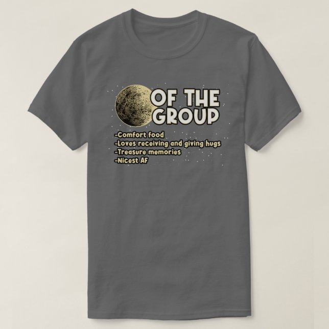 Måne i gruppen t shirt (Design framsida)