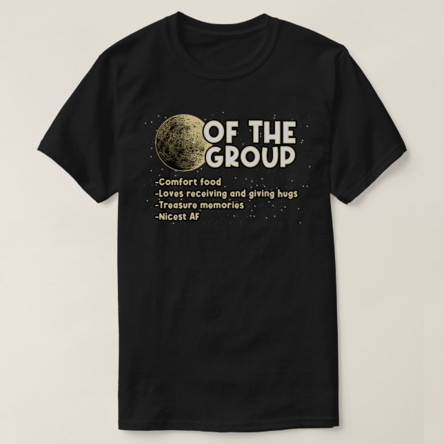 Måne i gruppen t shirt (Design framsida)