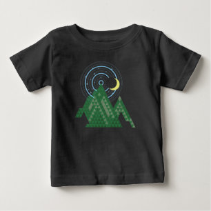 måne i himlar i bergsområdet t shirt