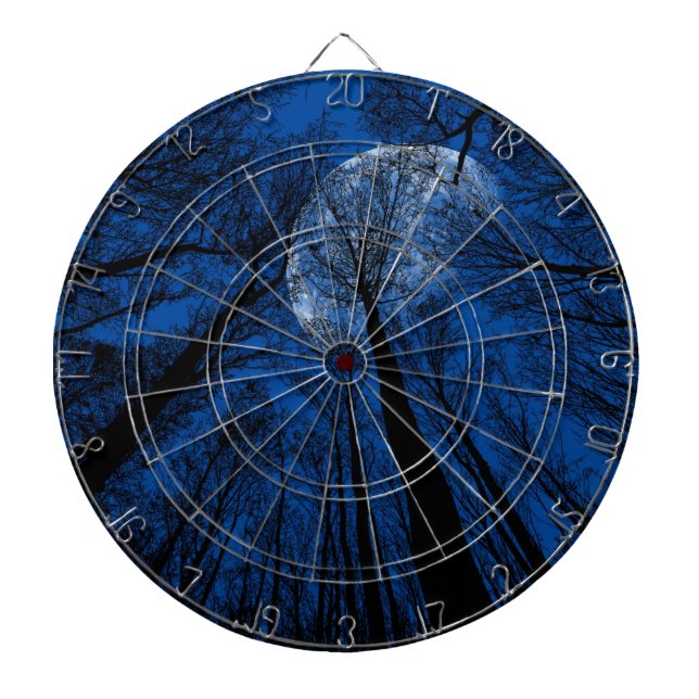 Måne i Natten Himlar Darttavla (Framsidan)