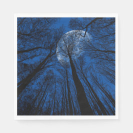 Måne i Natten Himlar Pappersservett