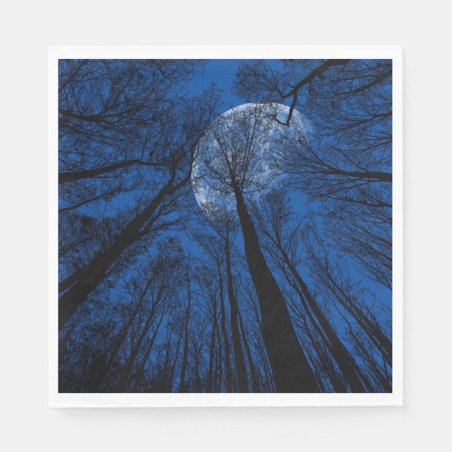 Måne i Natten Himlar Pappersservett (Framsidan)