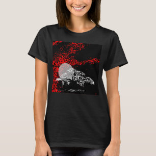 Måne i Red Himlar T-Shirt