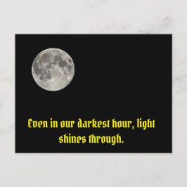 Måne i South Carolina Postcard Vykort