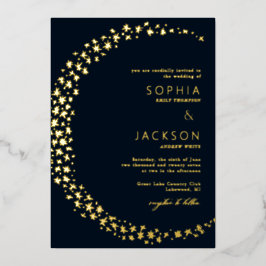 Måne i Stars Black Bröllop