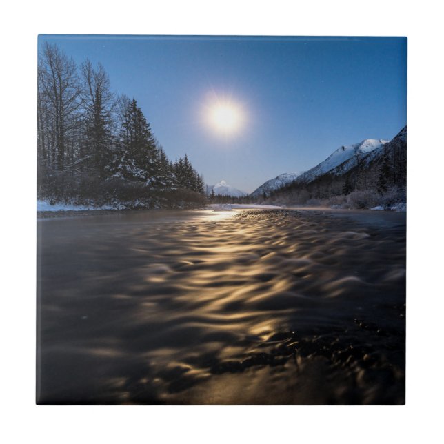 Måne Kakelplatta (Framsidan)