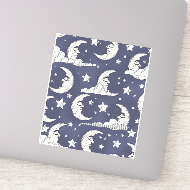 Måne Klistermärken (Detalj)