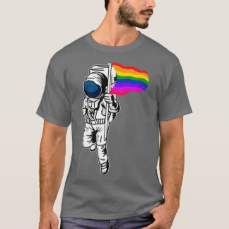 Måne Landing Pride LGBT T Shirt