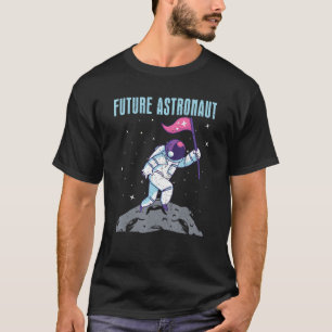 Måne, landning av rymdfärdens astronomi Vetenskapl T Shirt