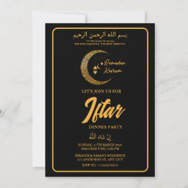MÅNE LANTERN RAMADAN KAREEM IFTAR DINNER PARTY INV INBJUDNINGAR