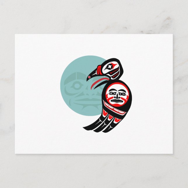 MÅNE LIT VYKORT (Framsida)