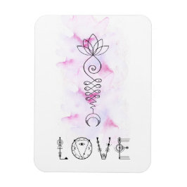 *~* Måne Lotus Väg to Nirvana Magnet