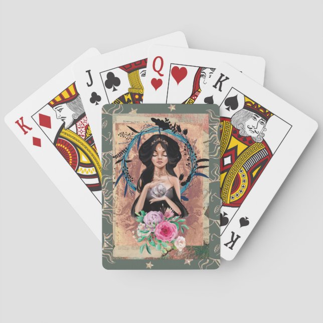 Måne Magic Goddess Casinokort (Baksidan)