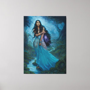 Måne Maiden Canvastryck