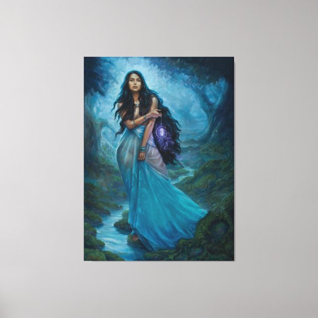 Måne Maiden Canvastryck (Framsida)