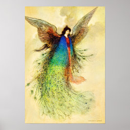 Måne Maiden japanska mejeriet Poster