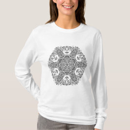 Måne Maidens Mandala Långärmad T-shirt