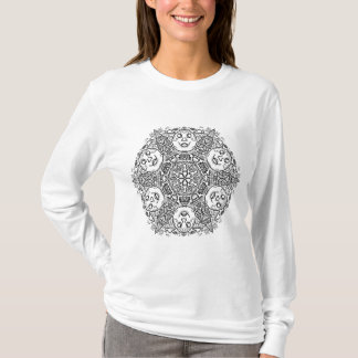 Måne Maidens Mandala Långärmad T-shirt