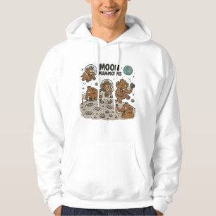 MÅNE MAMMOTHS roligt Hoodie