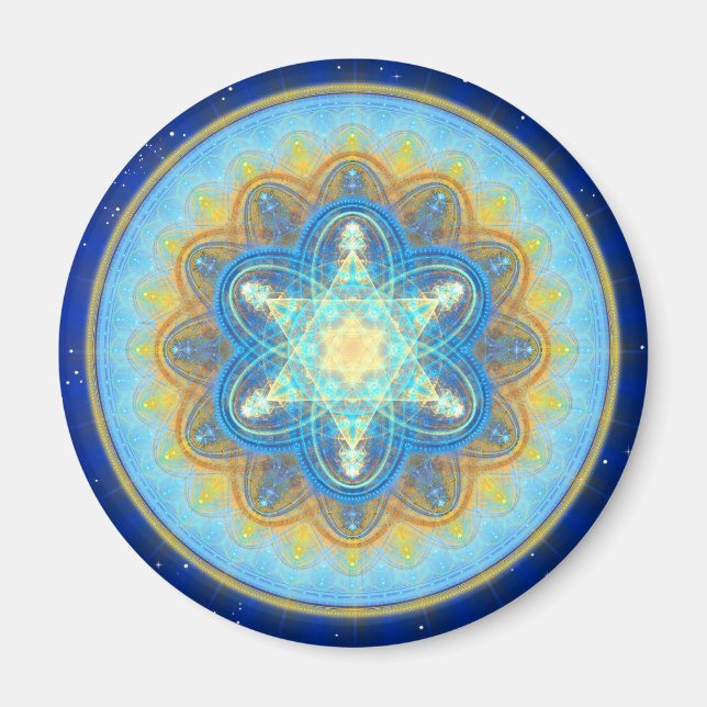 Måne Mandala Magnet (Framsidan)