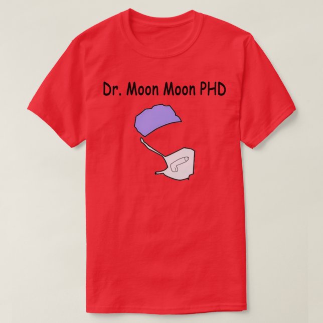 MÅNE MÅNE PHD T SHIRT (Design framsida)