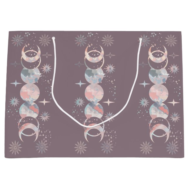 Måne med färglöst vattenfärg (Framsidan)