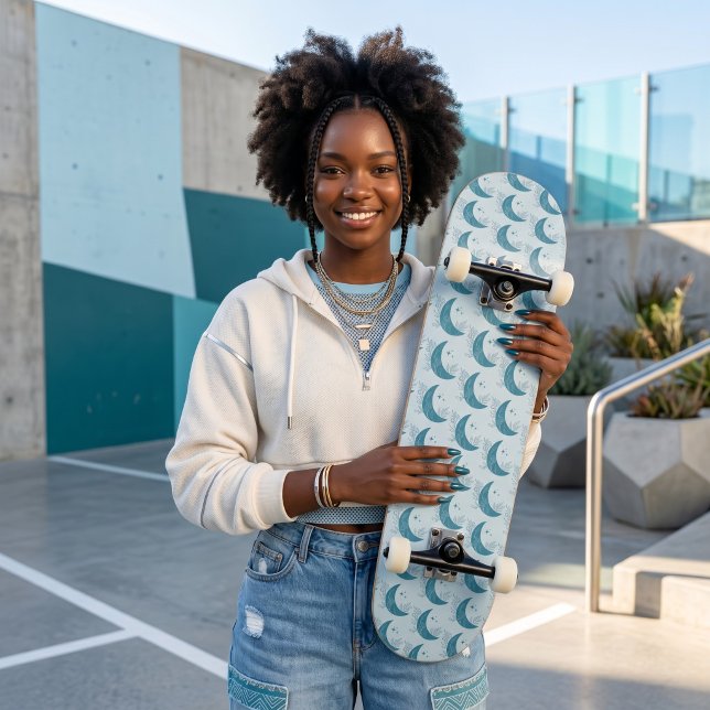 Måne Mini Skateboard Bräda 18,5 Cm (Skapare uppladdad)