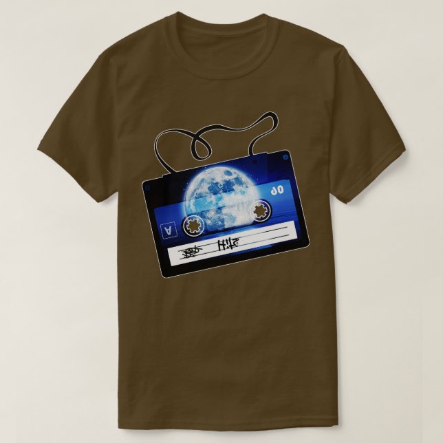 Måne Mixtape T Shirt (Design framsida)