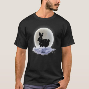Måne moln och fjällasträdgård. t shirt