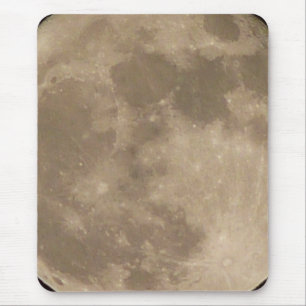 Måne Mousepad Astrology Full Moon Computer Gifts Musmatta