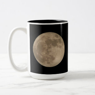 Måne Mugg Luna Yta Kopp, full måne, Mugg