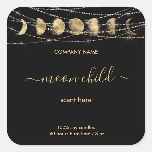 Måne Mystic Intension Celestial burk etikett (Framsida)