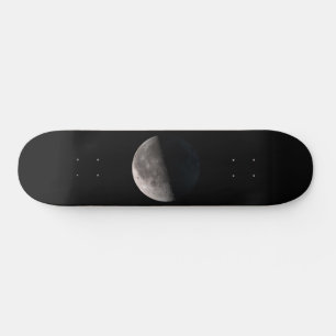 Måne NASA-avbildning i tredje kvartalet Mini Skateboard Bräda 18,5 Cm