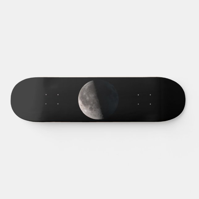 Måne NASA-avbildning i tredje kvartalet Mini Skateboard Bräda 18,5 Cm (Horz)