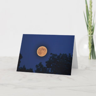Måne Notecard Kort