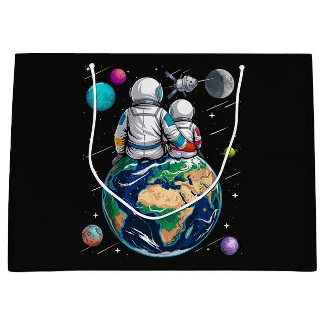 Måne Och Astronaut (Framsidan)