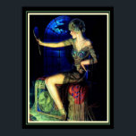"Måne och du" av Gene Pressler 12 x 16 Poster<br><div class="desc">"Måne och du" Art Deco-utskrift från Gene Pressler 1924</div>