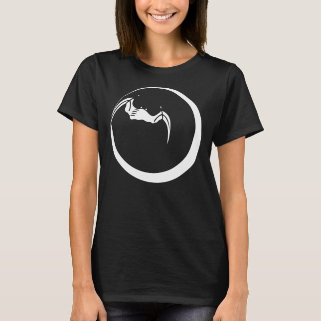 Måne och fladdermus t shirt (Framsida)