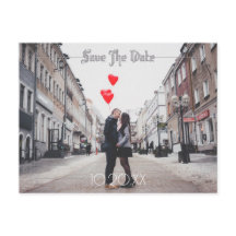 Måne Och Korp Akvarell Bröllop Spara Datum