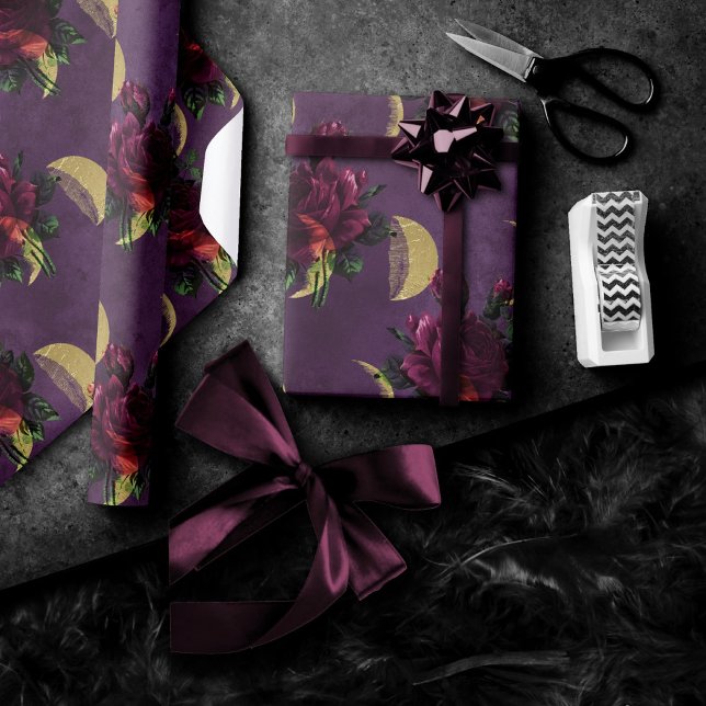 Måne och Lila Ro | Grymt ny ålder Presentpapper (Skapare uppladdad)