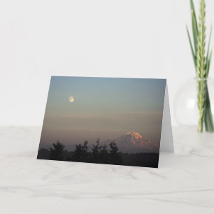 Måne och montering Ranier på Kort