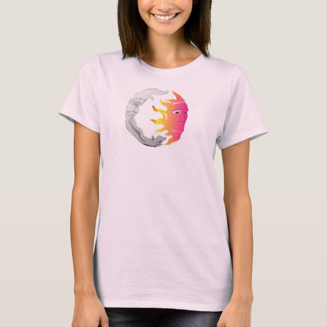 Måne och sol tee shirt (Framsida)