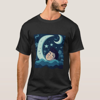 Måne och sömn t shirt