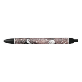 Måne och Stars Blommigt Galaxy Pen